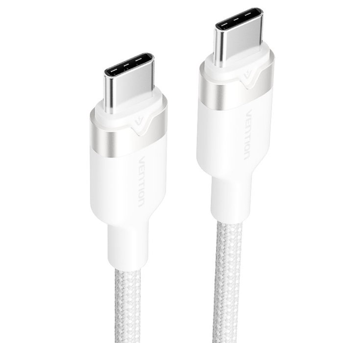Vention Cable USB 2.0 Tipo-C a Tipo-C 60W 1m Blanco TRDWF